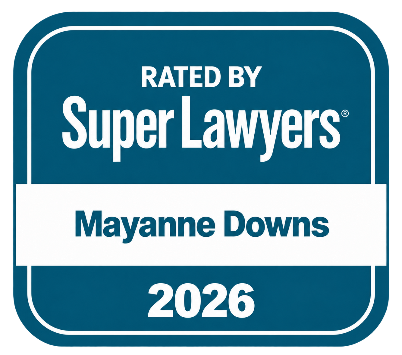 Mayanne's Super Lawyers Badge TRANSPARENT